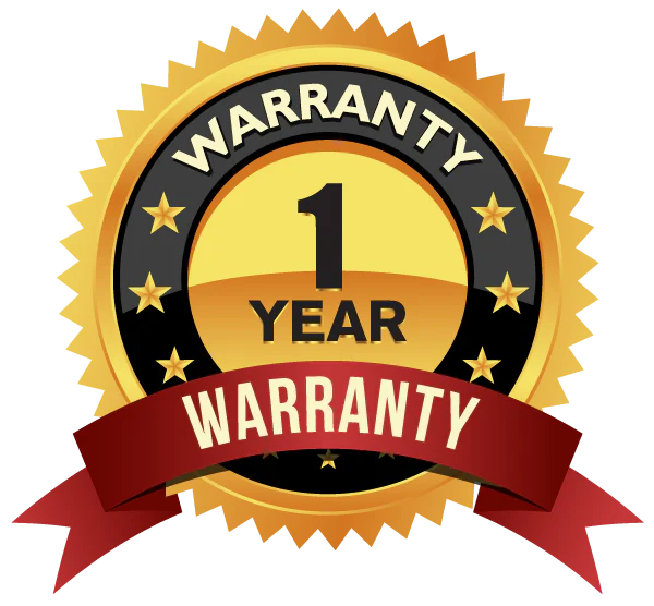 1 Year Warranty